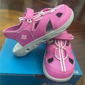 Columbia Kids' Pink and Gray Sandals
